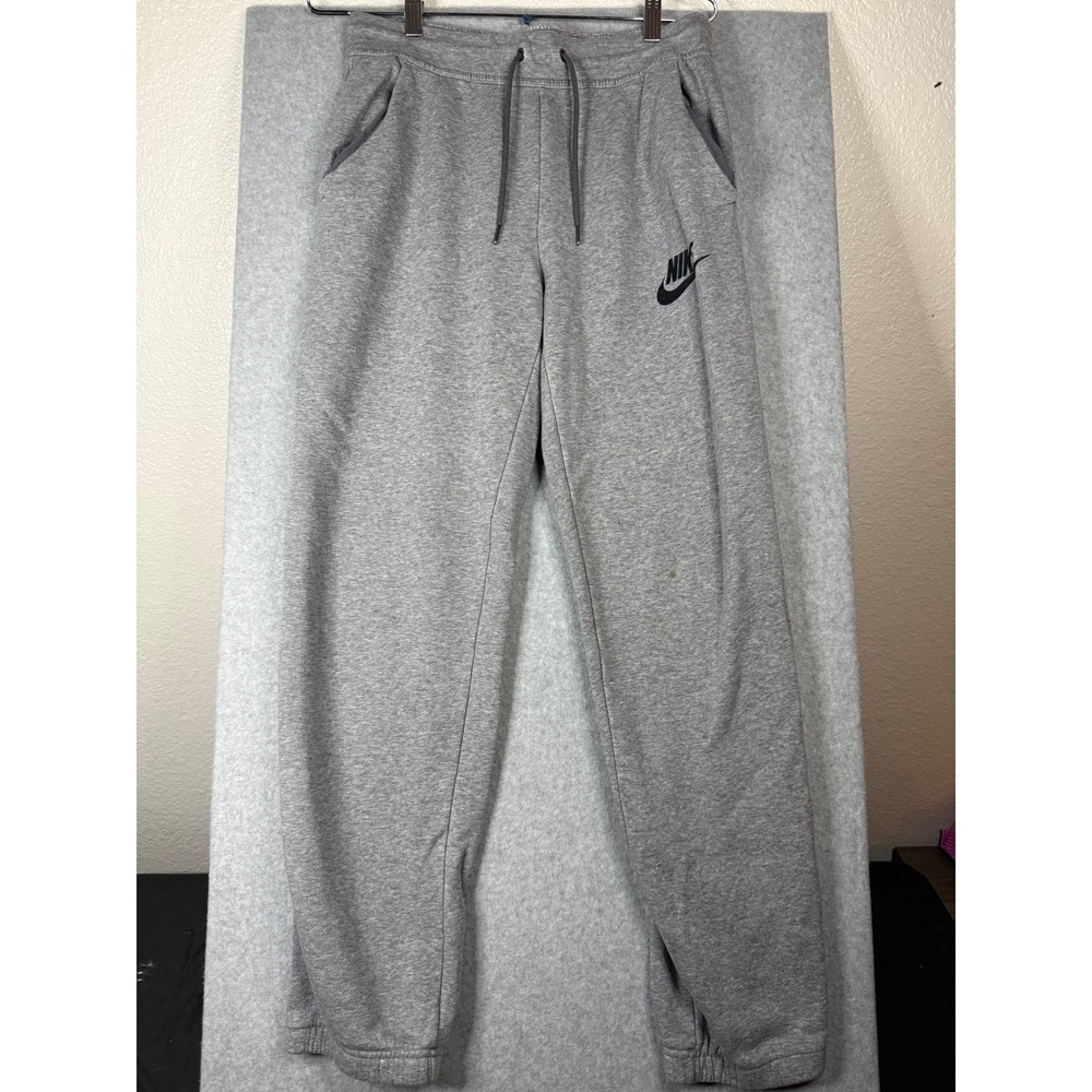 Nike Sportswear Club Fleece Joggers Mens Medium Heather Grey Sweatpants